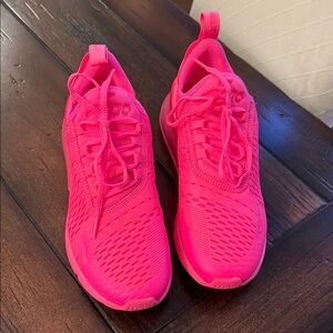 Nike Pink Athletic Shoes with Streamlined Design